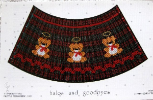 Little Memories Smocking Plate Halos and Goodbyes 065 OOP